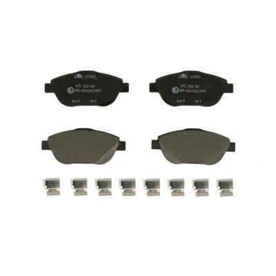 Imagem de ATE Ceramic 13.0470 3855.2 Jogo de pastilhas para travão disco CITROËN: DS3 Hatchback, C3 II, C4 II Cactus, PEUGEOT: 2008 Carrinha,