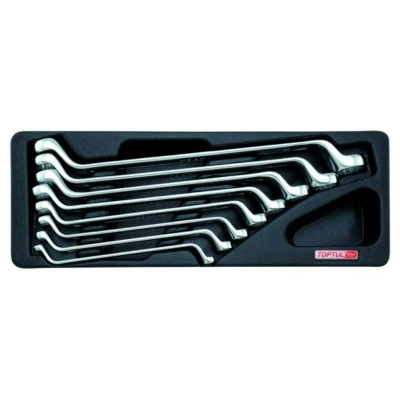 Imagem de TOPTUL GAAT0802 Módulo de ferramentas 8 6х7, 8х9, 10х11, 12х13, 14х15, 16х17, 18х19, 20х22 136 364 aço cromo vanádio