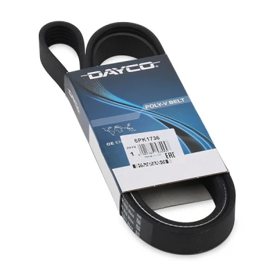 Imagem de DAYCO 6PK1736 Correia trapezoidal estriada 1736,0 6 VOLKSWAGEN: Polo IV Hatchback, Golf 5, Caddy 3, SEAT: Ibiza Leon II 4