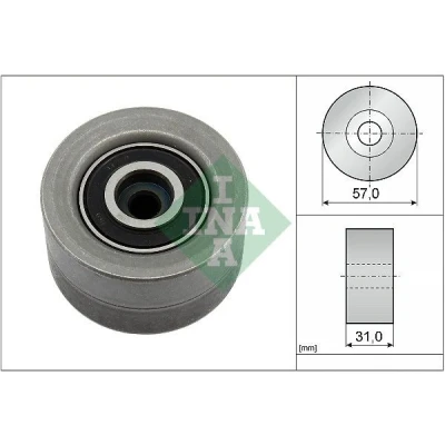 Imagem de INA 532 0992 10 Polia de desvio/de guia, correia dentada VOLKSWAGEN: Touran II