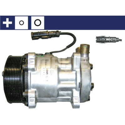 Imagem de MAHLE ORIGINAL ACP 111 000S Compressor SD7H15 24 PAG 46 R 134a com retentor