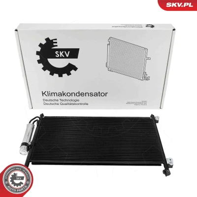 Imagem de ESEN SKV 86SKV092 Condensador com secador Alumínio 640mm HONDA: CIVIC 8 Hatchback,