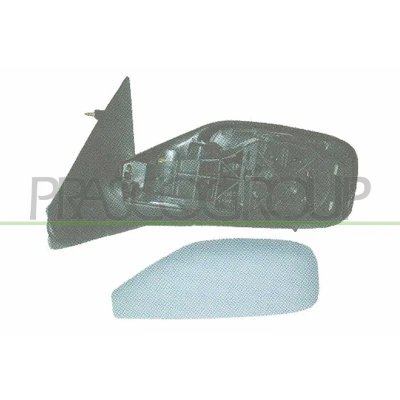 Imagem de Espelho retrovisor Prasco RN0847313 à direita elétrico aquecível, ajustável pelo interior, com sensor de temeperatura, dobrável electricamente