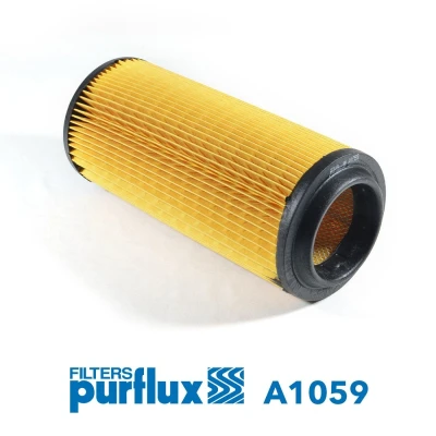 Imagem de PURFLUX A1059 Filtro de ar 274 115 Cartucho filtrante FIAT: Punto II Hatchback, Idea, LANCIA: Musa