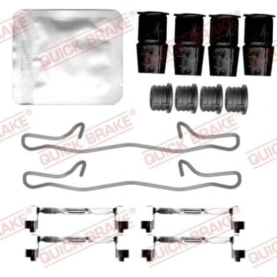 Imagem de QUICK BRAKE 109 0197 Kit de acessórios, pastilhas travão