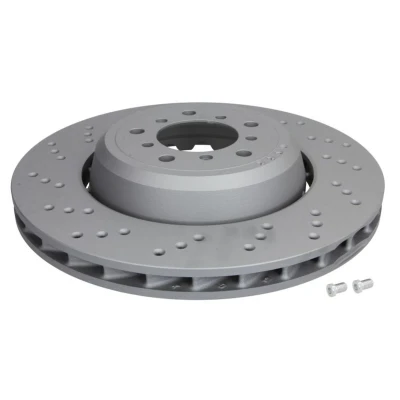Imagem de ATE 24.0130 0214.2 disco de travão 360,0 30,0 5 120,0 duas peças, perfurado/ventilado revestido alto carbono com parafusos