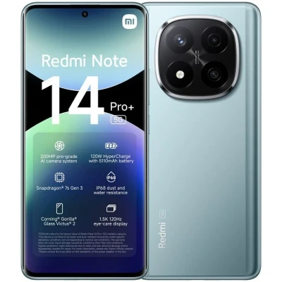 Imagem de Xiaomi Redmi Note 14 Pro Plus 5G 12GB/512GB/6.67&quot; Preto Meia Noite