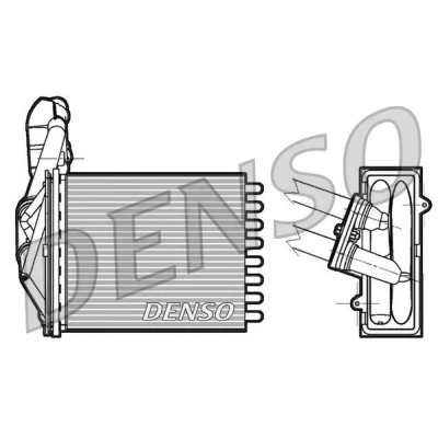 Imagem de DENSO DRR09042 Radiador Quente FIAT: Panda II Hatchback