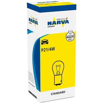 Imagem de NARVA 178813000 Lâmpada P21/4W 12 21/4 VOLKSWAGEN: Passat B5 GP Sedan, Touareg I, Polo IV Hatchback, OPEL: Combo D Van / Carrinha, Astra F Caravan