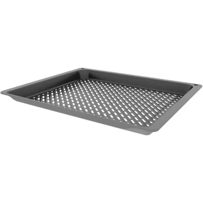Imagem de Grelha de aço Bosch HEZ629070 compatível com forno, preta, 455 mm
