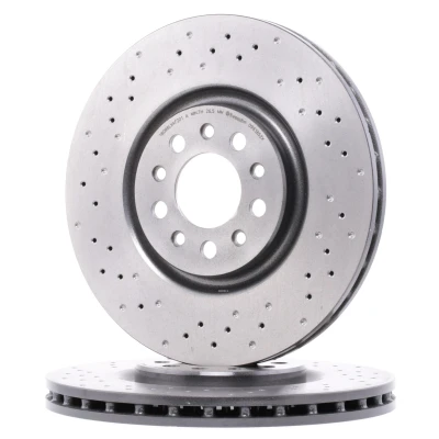 Imagem de BREMBO XTRA LINE 09.9365.2X Disco de travão 330 28 5 perfurado/ventilado revestido alto carbono ALFA ROMEO: Brera, 159 Sportwagon, Giulietta Hatchback
