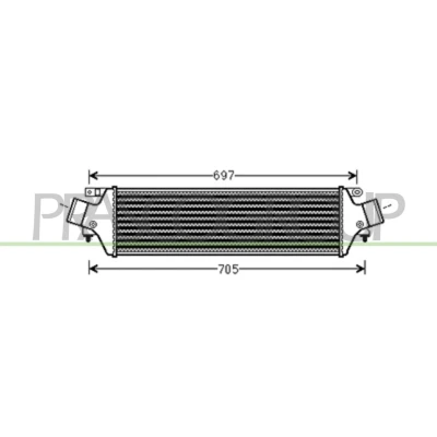 Imagem de PRASCO AA344N001 Intercooler