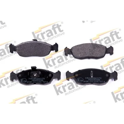 Imagem de KRAFT 6006070 Jogo de pastilhas para travão disco Eixo dianteiro PEUGEOT: 106 II Hatchback, 306 I CITROËN: Saxo Hatchback