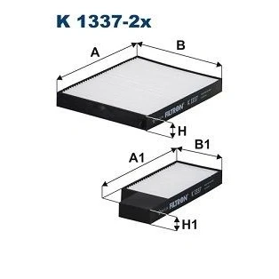 Imagem de FILTRON K 1337 2x Filtro, ar do habitáculo Filtro de partículas 183 219 20 KIA: cee‘d I Carrinha, Hatchback, Pro Hatchback
