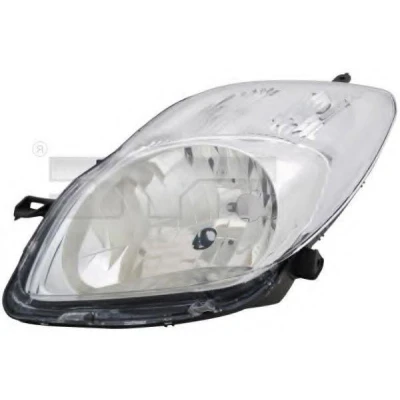 Imagem de TYC 20 12012 15 2 Farol Principal esquerda H4 para circulação pela direita com motor elétrico TOYOTA: Yaris II Hatchback