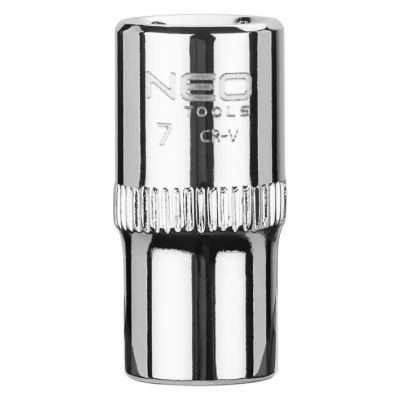 Imagem de NEO TOOLS 08 225 Chave de caixa 1/4 3124 7 mm aço cromo vanádio SuperLock