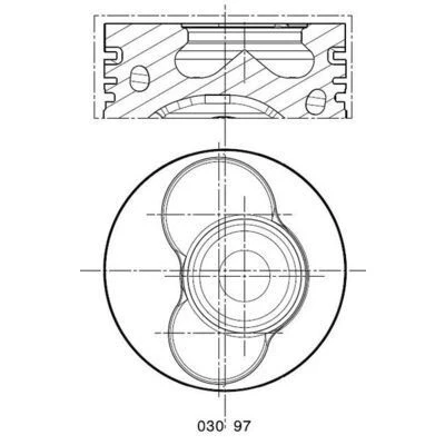 Imagem de Pistão MAHLE 030 97 00