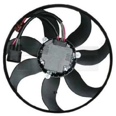 Imagem de TYC 837 0029 ventilador de radiador 360 220 sem estrutura do (caixilho) VOLKSWAGEN: Polo V Hatchback, GOLF 6, Jetta 3