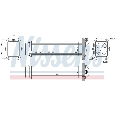 Imagem de NISSENS 96432 Intercooler AUDI: A4 B8 Avant, A5 Sportback, Sedan