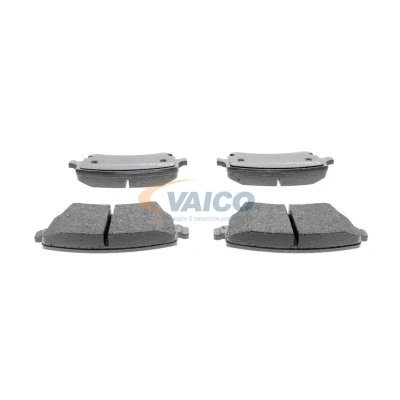 Imagem de VAICO V10 8176 Jogo de pastilhas para travão disco Q+, original equipment manufacturer quality Eixo traseiro incl. contacto aviso desgaste