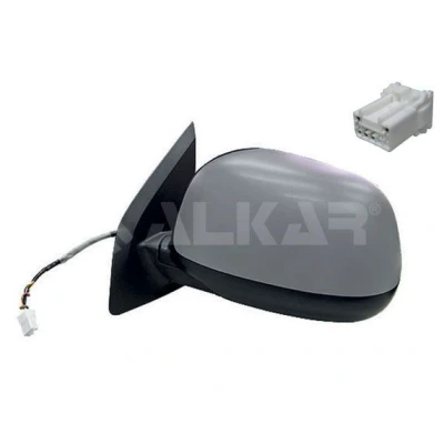 Imagem de Espelho retrovisor Alkar 6139859 esquerda com subcapa elétrico aquecível, convexo MITSUBISHI: Outlander 2 SUV