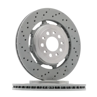 Imagem de BREMBO 09.C506.33 disco de travão 350 28 5 duas peças, perfurado/ventilado revestido alto carbono ALFA ROMEO: Giulia Sedan, Stelvio