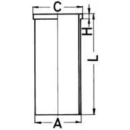 Imagem de KOLBENSCHMIDT 89941190 Camisa de cilindro 101mm