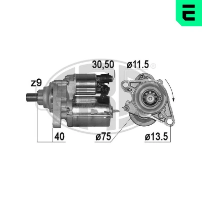 Imagem de ERA 221006A Motor de arranque 12 1,6 9 HONDA: HR V I