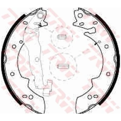 Imagem de TRW GS8524 Maxilas de Travão 228 40 RENAULT: CLIO 1, SUZUKI: Samurai SUV, ALFA ROMEO: 33 Hatchback