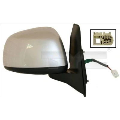 Imagem de Espelho retrovisor Tyc 335 0023 à direita com subcapa para regulação eléctrica dos espelhos, convexo, aquecível