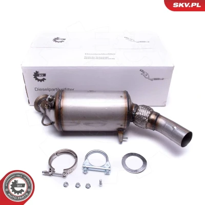 Imagem de Filtro de fuligem/partículas, sistema escape ESEN SKV 62SKV503