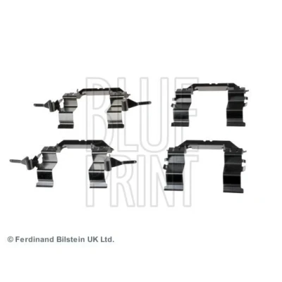 Imagem de BLUE PRINT ADN148603 Kit de acessórios, pastilhas travão Eixo dianteiro Travões disco NISSAN: Qashqai / Qashqai+2 I, NP300 Navara Pick up