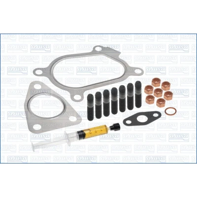 Imagem de AJUSA JTC11238 Kit de montagem, turbocompressor with studs, syringe oil com juntas instruções montagem RENAULT: TRAFIC 2 Kasten, ESPACE 3