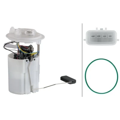 Imagem de HELLA 8TF 358 106 871 Unidade de alimentação combustível com junta, sensor nível elétrico