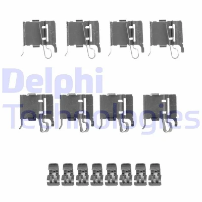 Imagem de DELPHI LX0491 Kit de acessórios, pastilhas travão TOYOTA: Auris Hatchback, Avensis III Sedan