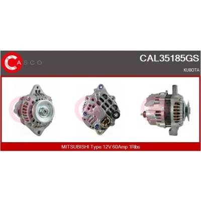 Imagem de CASCO CAL15325AS Alternador 12V 180A VOLKSWAGEN: Crafter 30 35 Minibus, Passat B6 Variant, Transporter 5, AUDI: A4 B7 Avant