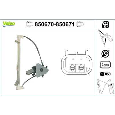 Imagem de Elevador vidro valeo 850670