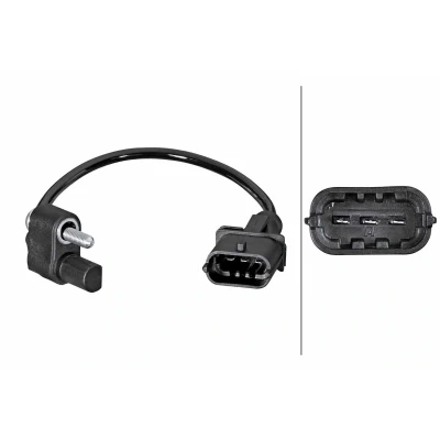 Imagem de HELLA 6PU 358 381 511 Gerador de Impulsos 3pólos Sensor Hall
