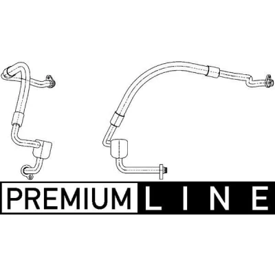 Imagem de MAHLE ORIGINAL AP 124 000P Conduta de baixa pressão, ar condicionado