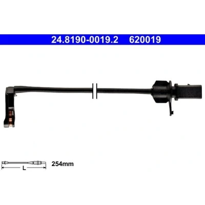 Imagem de ATE 24.8190 0019.2 Sensor de Desgaste Pastilha Freio AUDI: A8 D4