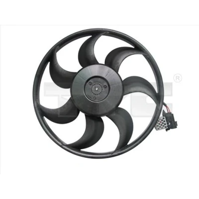 Imagem de TYC 825 0021 ventilador de radiador 390 345 sem estrutura do (caixilho), com resistência carga OPEL: Astra H GTC