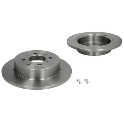 Imagem de DELPHI BG3793 Disco de travão 260 10 4 cheio oleado não tratado sem o rolamento da roda, anel sensor do ABS HONDA: CIVIC 7 Hatchback