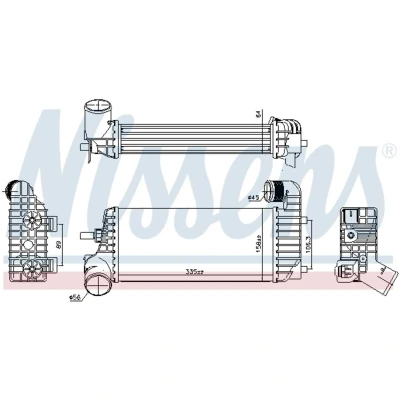 Imagem de NISSENS 96221 Intercooler FORD: FOCUS 3, 3 Turnier