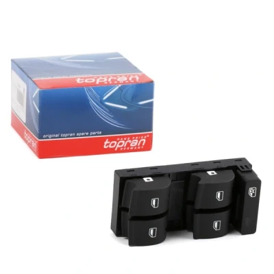 Imagem de TOPRAN 116 021 Interruptor, elevadores dos vidros Porta do veículo, à frente, lado condutor AUDI: A4 B7 Sedan, Avant, SEAT: Exeo ST