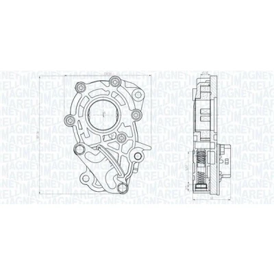 Imagem de MAGNETI MARELLI 351516000106 Bomba de Óleo OPEL: Insignia A Sedan, Vectra C Sedan