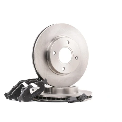 Imagem de RIDEX 3405B0341 Kit de travões Eixo dianteiro ventilado com grampo do êmbolo excl. contacto aviso desgaste