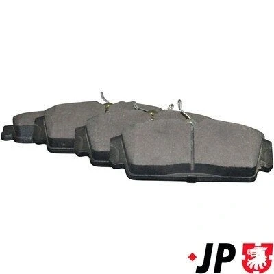 Imagem de JP GROUP 4063601010 Jogo de pastilhas para travão disco Eixo dianteiro excl. contacto aviso desgaste NISSAN: Almera II Hatchback