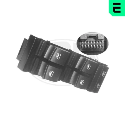Imagem de ERA 662406 Interruptor, elevadores dos vidros à frente, lado esquerdo AUDI: A3 Hatchback, A6 C5 Sedan, Avant