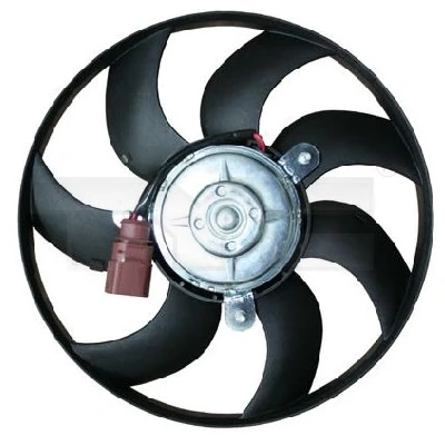 Imagem de TYC 837 0030 ventilador de radiador 295 150 sem estrutura do (caixilho) VOLKSWAGEN: Polo V Hatchback, GOLF 6, Jetta 3