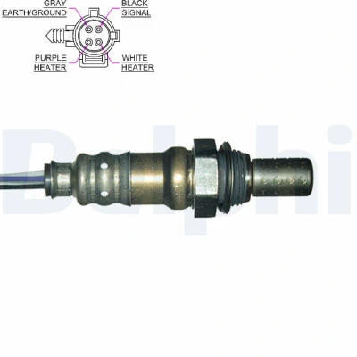 Imagem de DELPHI ES20044 12B1 Sonda lambda plana, com aquecimento JEEP: Grand Cherokee 2, I, CHRYSLER: NEON 2